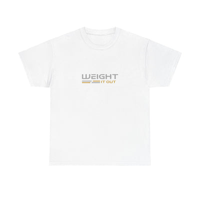 Weight It Out Silver and Gold Logo Short Sleeve T-Shirt