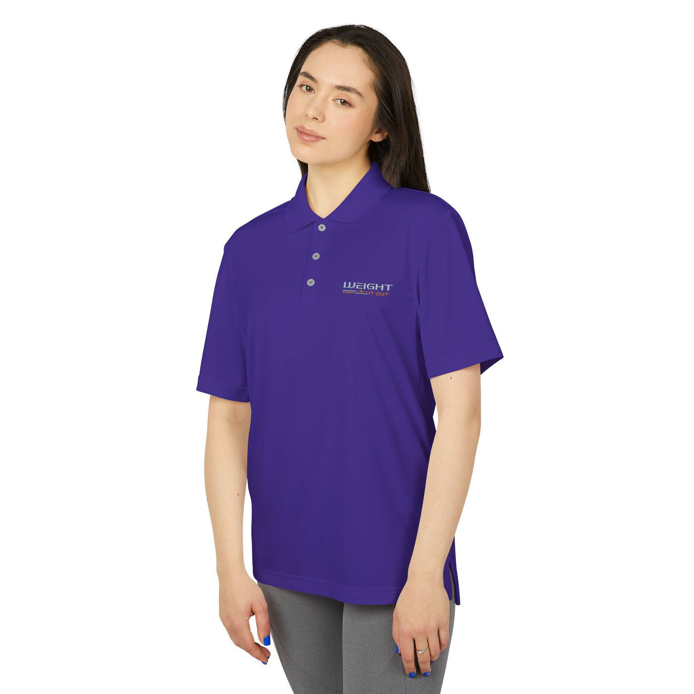 Weight It Out Adidas Performance Golf Polo