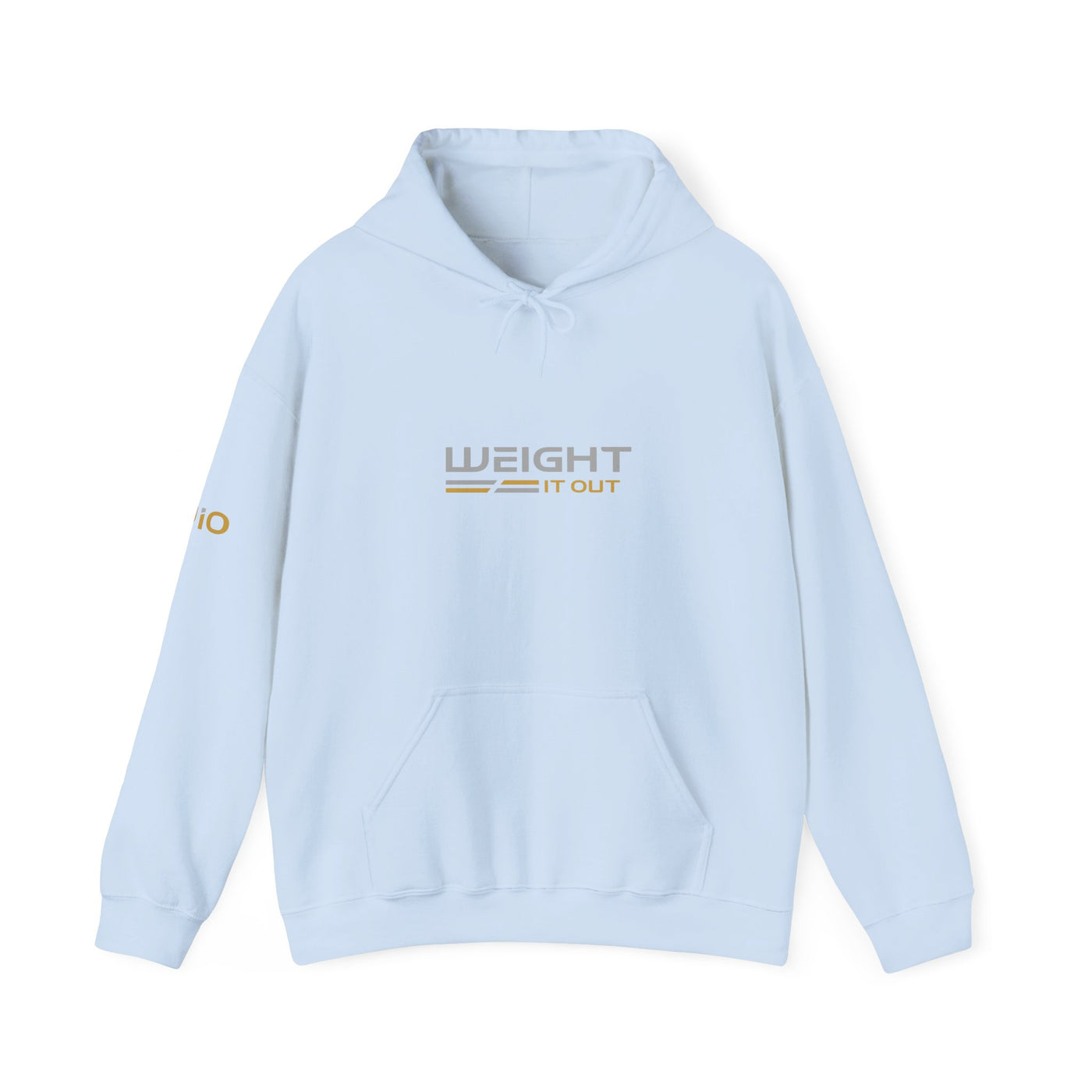 Weight It Out Hoodie — Gold and Silver Premium Sweatshirt