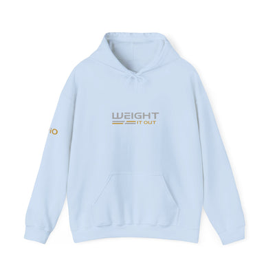 Weight It Out Hoodie — Gold and Silver Premium Sweatshirt