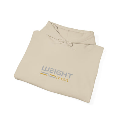 Weight It Out Hoodie — Gold and Silver Premium Sweatshirt