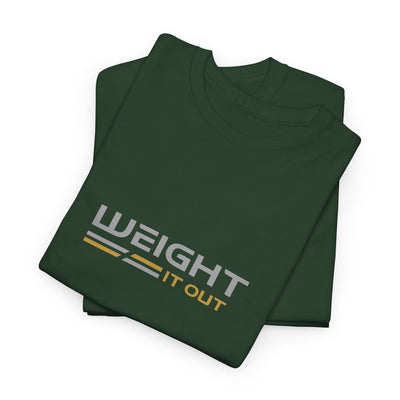 Weight It Out Silver and Gold Logo Short Sleeve T-Shirt