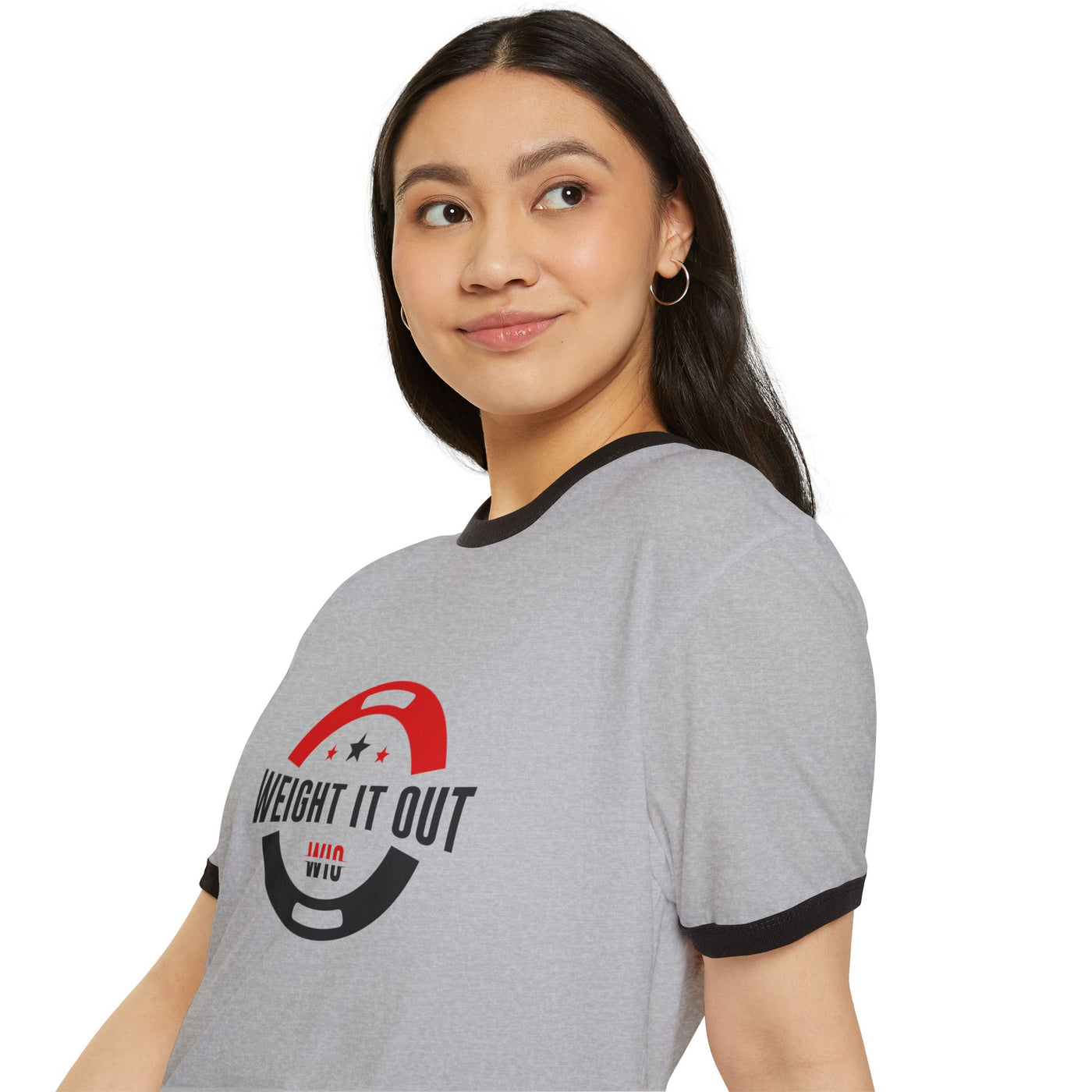 Weight It Out Ringer T-Shirt