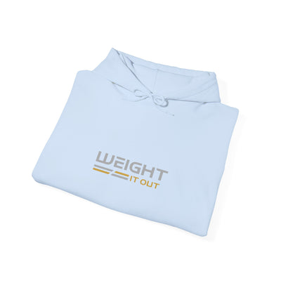 Weight It Out Hoodie — Gold and Silver Premium Sweatshirt