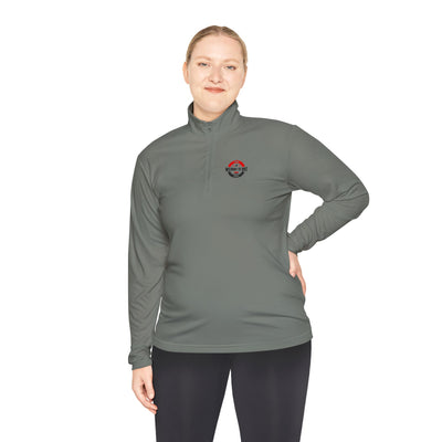 Weight It Out Quarter-Zip Pullover with Logo – Stylish & Versatile Apparel for All Seasons