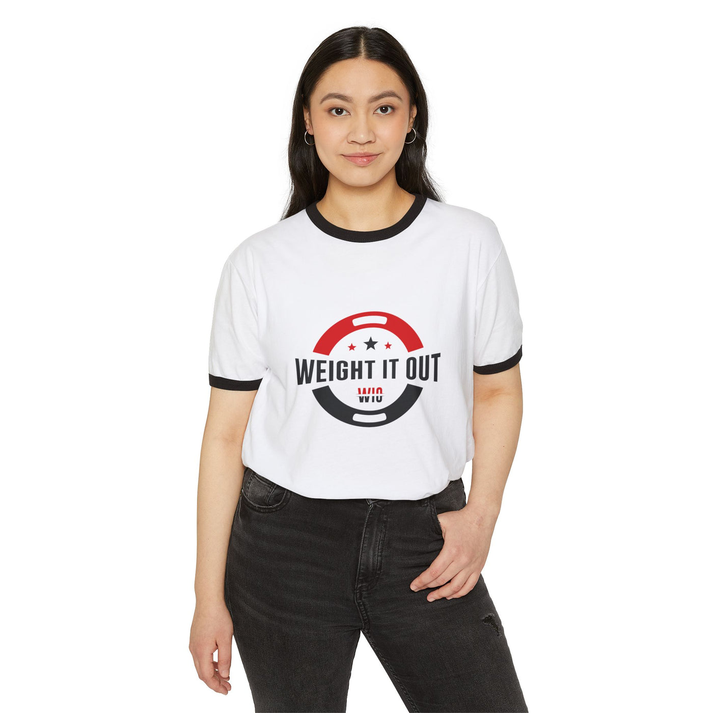 Weight It Out Ringer T-Shirt
