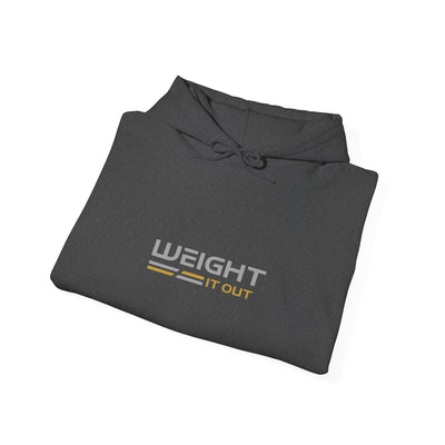 Weight It Out Hoodie — Gold and Silver Premium Sweatshirt