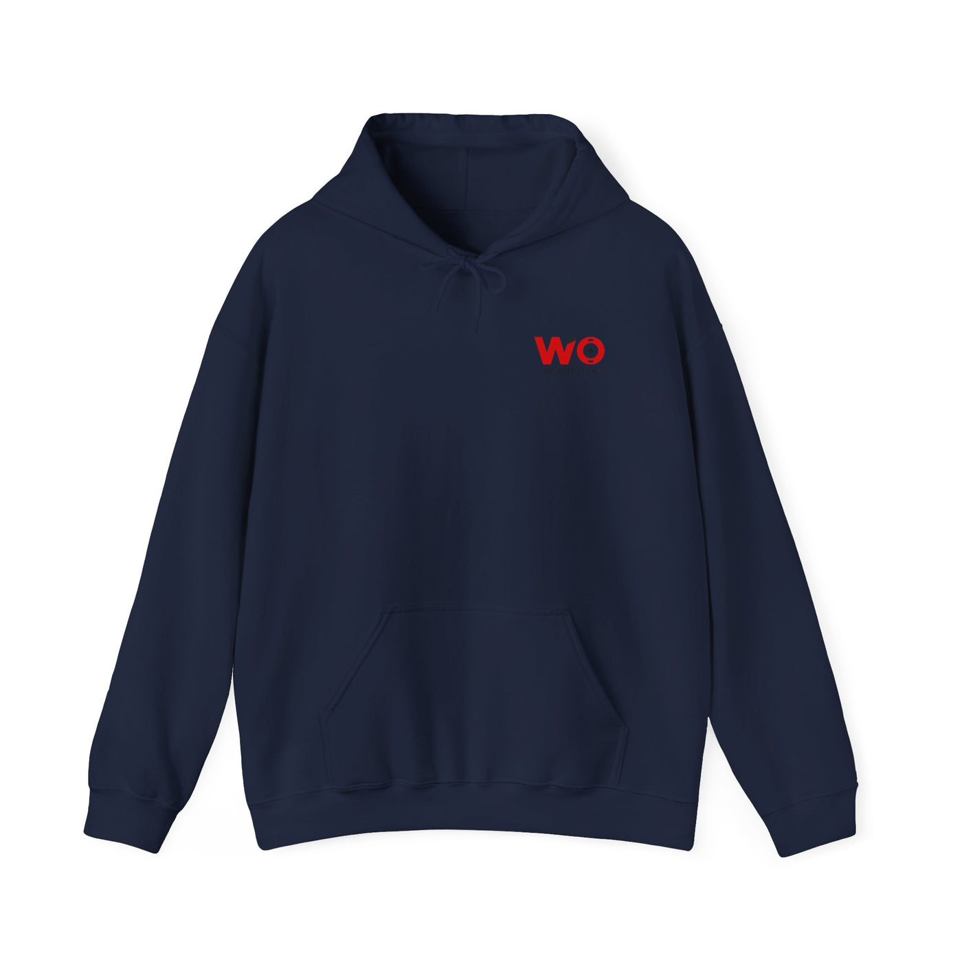 Weight It Out Hoodie - Fitness Logo Pullover Sweatshirt (WIO)