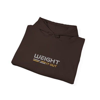 Weight It Out Hoodie — Gold and Silver Premium Sweatshirt