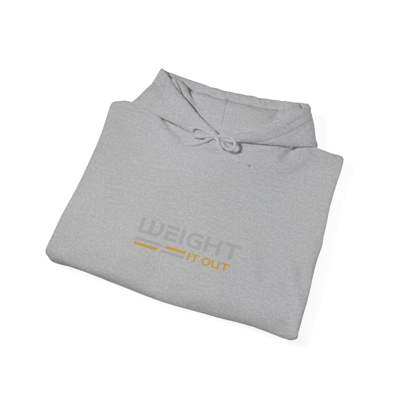 Weight It Out Hoodie — Gold and Silver Premium Sweatshirt