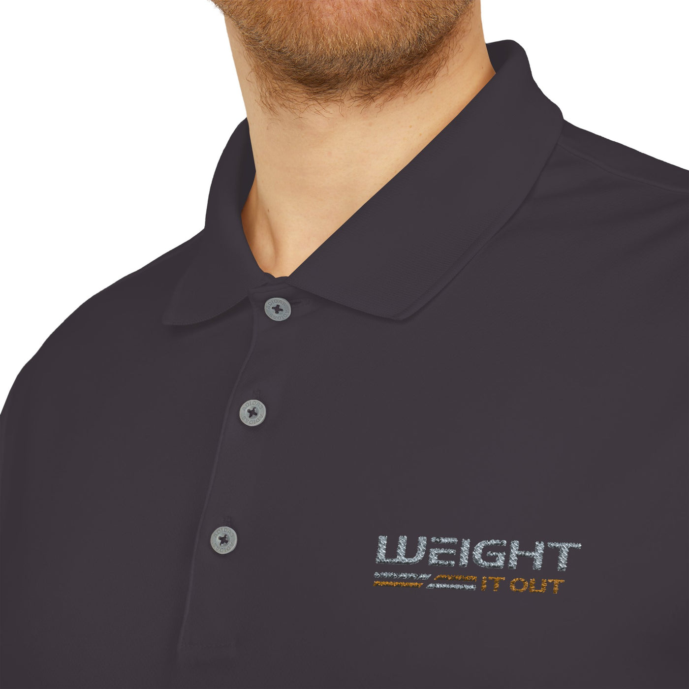 Weight It Out Adidas Performance Golf Polo