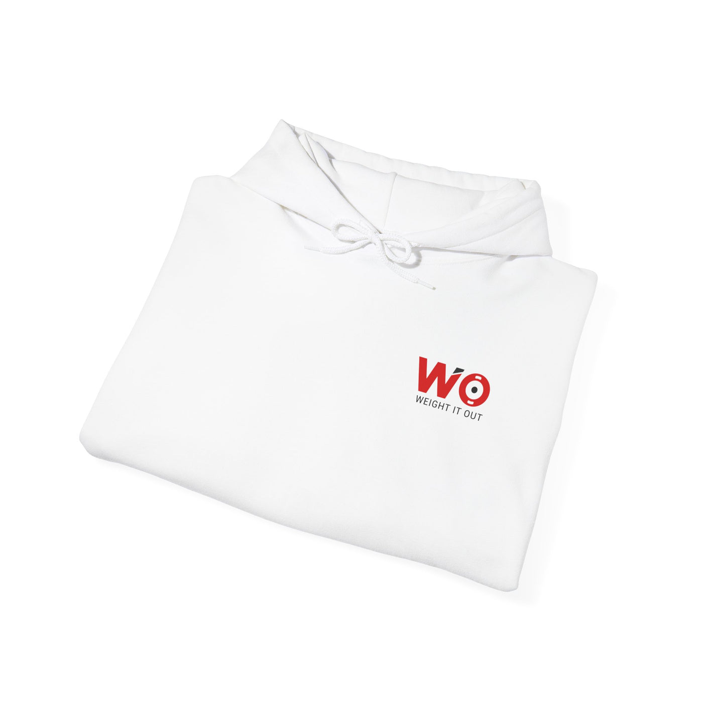 Weight It Out Hoodie - Fitness Logo Pullover Sweatshirt (WIO)