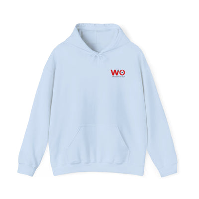 Weight It Out Hoodie - Fitness Logo Pullover Sweatshirt (WIO)