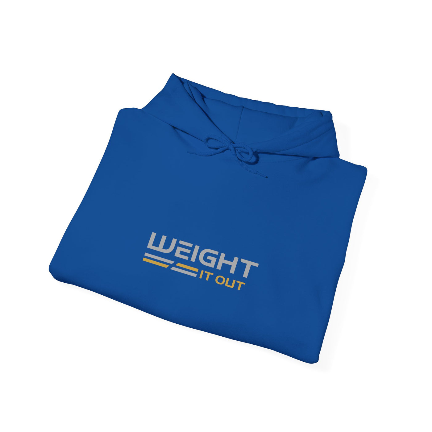 Weight It Out Hoodie — Gold and Silver Premium Sweatshirt
