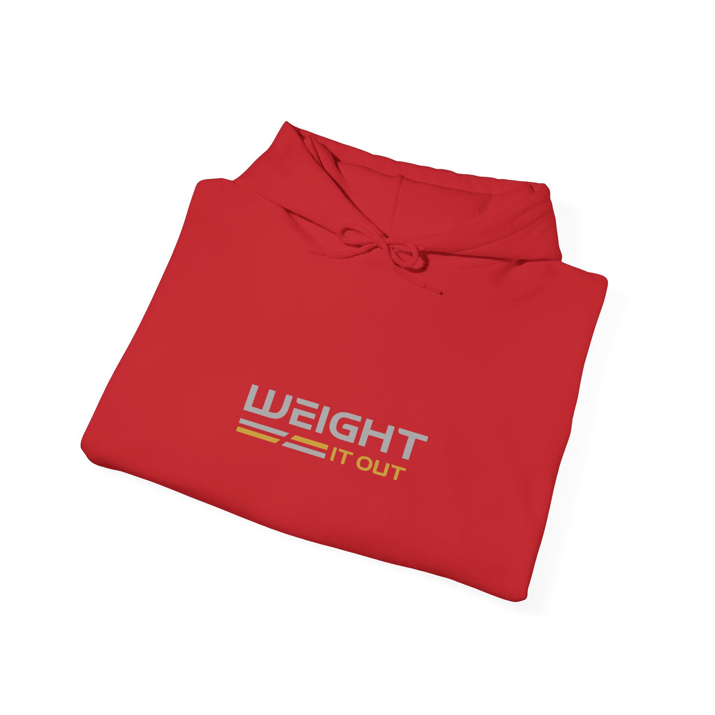 Weight It Out Hoodie — Gold and Silver Premium Sweatshirt