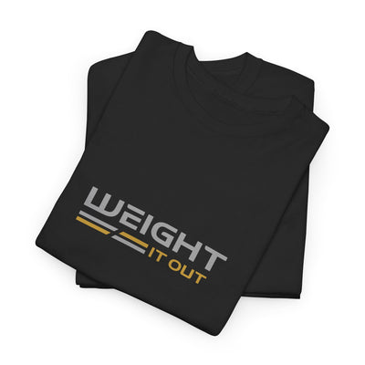 Weight It Out Silver and Gold Logo Short Sleeve T-Shirt