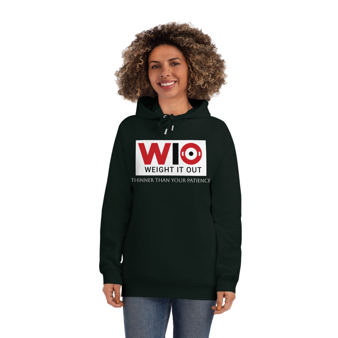 Weight It Out Logo and Saying Hoodie