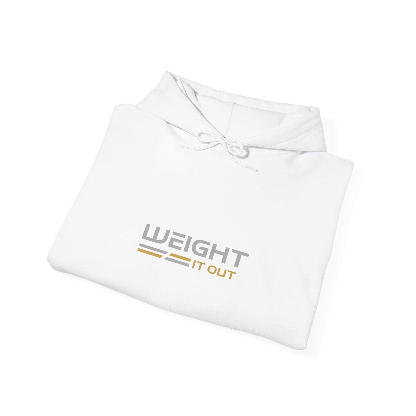 Weight It Out Hoodie — Gold and Silver Premium Sweatshirt