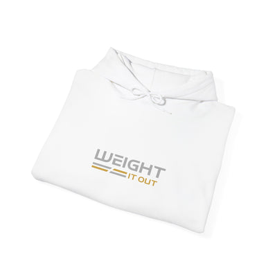 Weight It Out Hoodie — Gold and Silver Premium Sweatshirt
