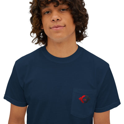 Weight It Out Pocket T-Shirt — Logo Tee