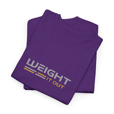 Weight It Out Silver and Gold Logo Short Sleeve T-Shirt