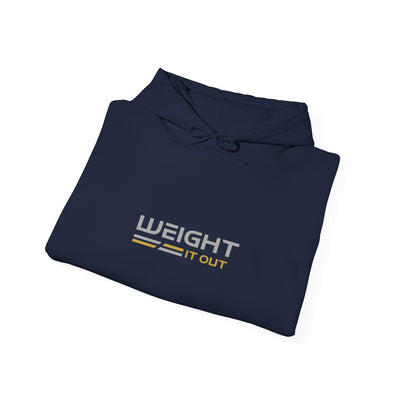 Weight It Out Hoodie — Gold and Silver Premium Sweatshirt