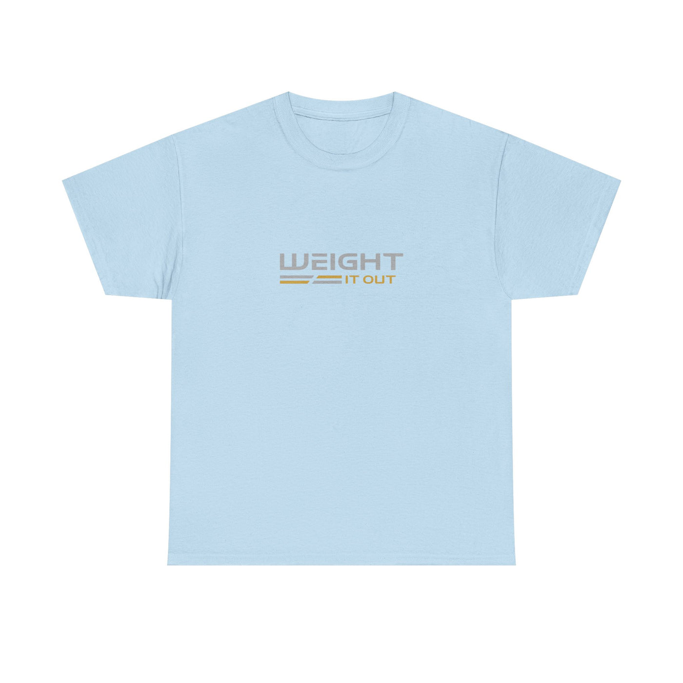 Weight It Out Silver and Gold Logo Short Sleeve T-Shirt
