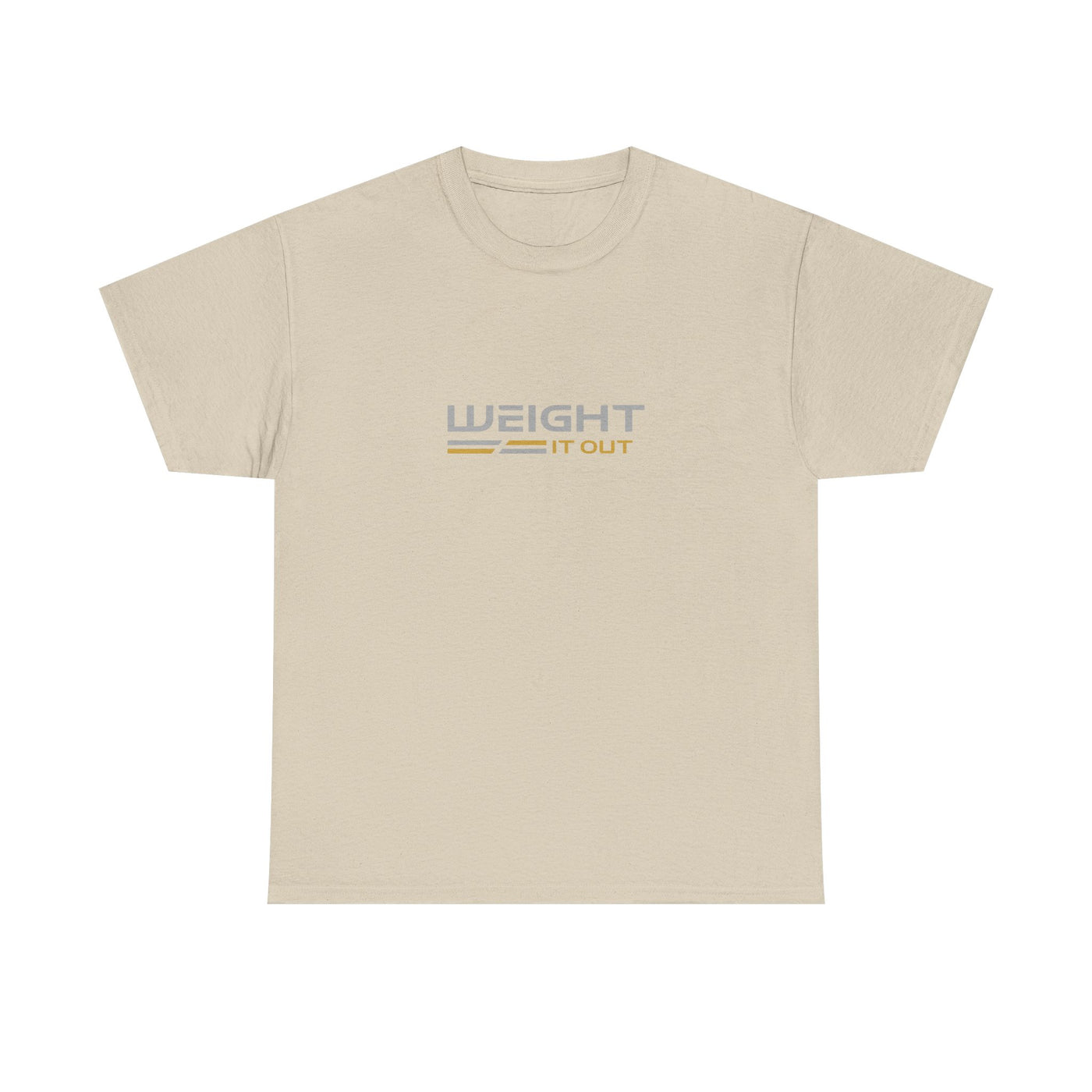 Weight It Out Silver and Gold Logo Short Sleeve T-Shirt