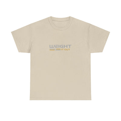 Weight It Out Silver and Gold Logo Short Sleeve T-Shirt