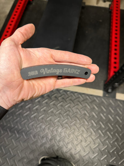 Vintage Gainz 6 Plate Set (4-.25LB, 2-.50LB) of Magnetic Weight Plates
