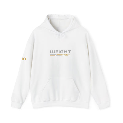 Weight It Out Hoodie — Gold and Silver Premium Sweatshirt