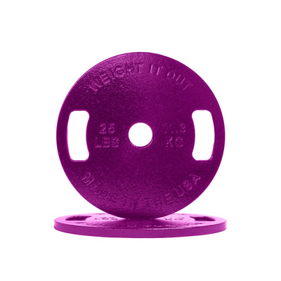 Cast Iron Machined Weight Plate Pairs