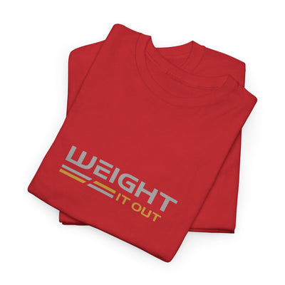 Weight It Out Silver and Gold Logo Short Sleeve T-Shirt