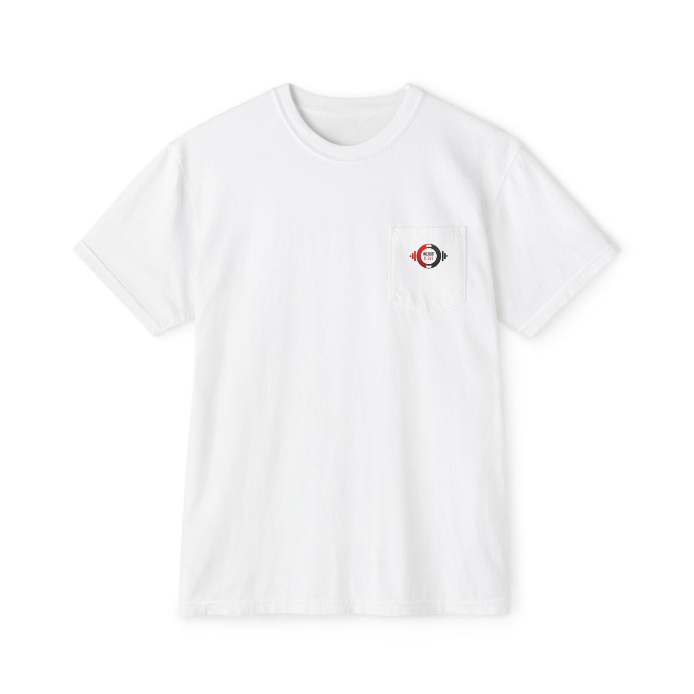 Weight It Out Pocket T-Shirt — Logo Tee