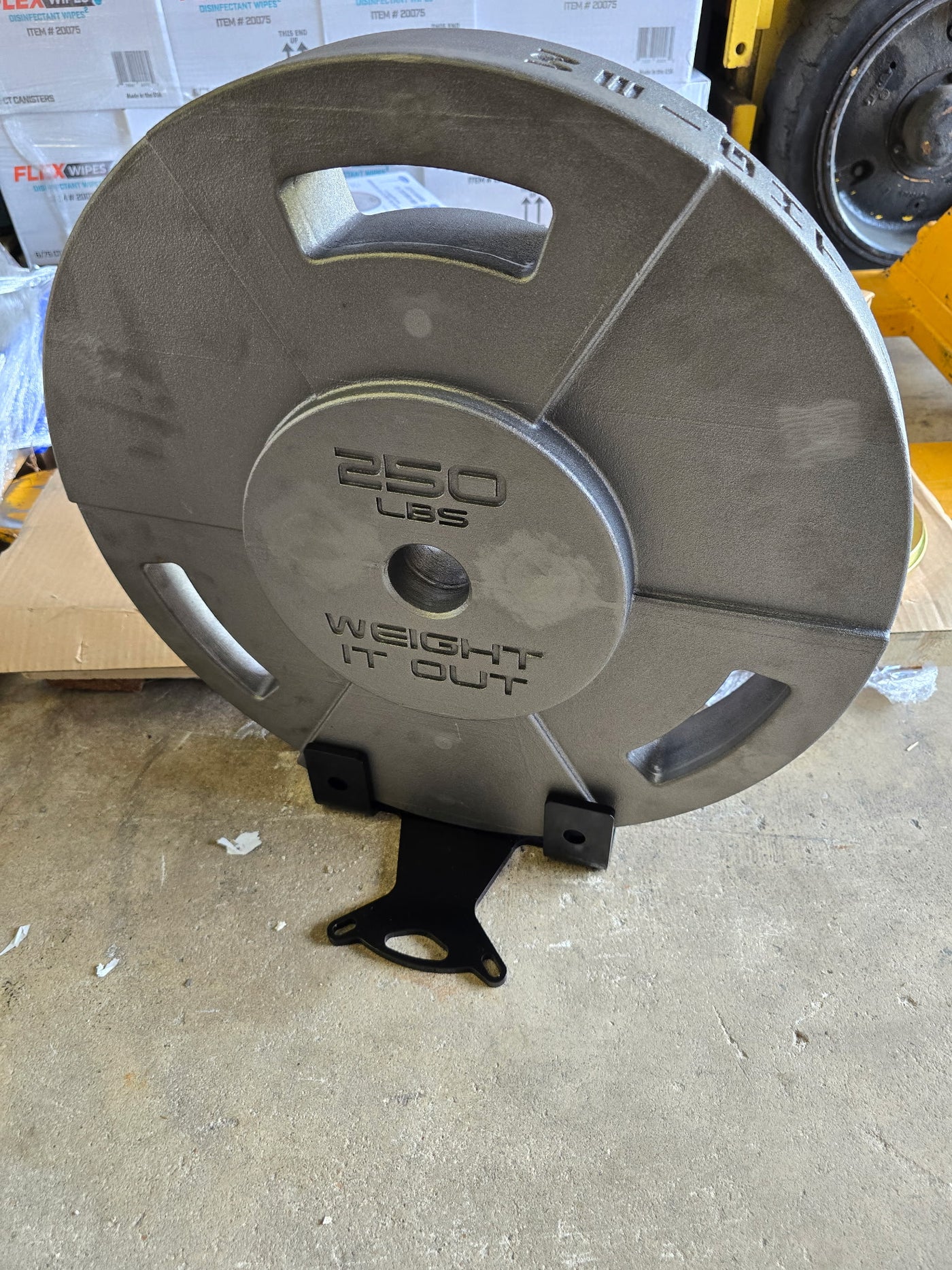 250 Pound Cast Iron Machined Olympic Weight Plate Pair Preorder USA Made