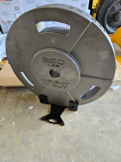 250 Pound Cast Iron Machined Olympic Weight Plate Pair Preorder USA Made