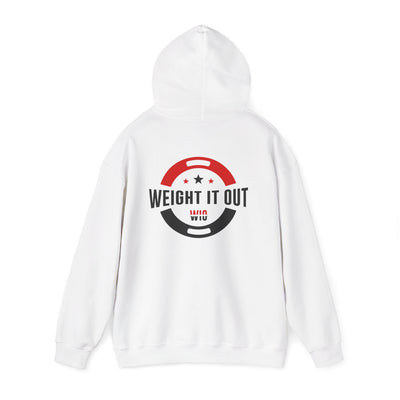 Weight It Out Hoodie - Fitness Logo Pullover Sweatshirt (WIO)