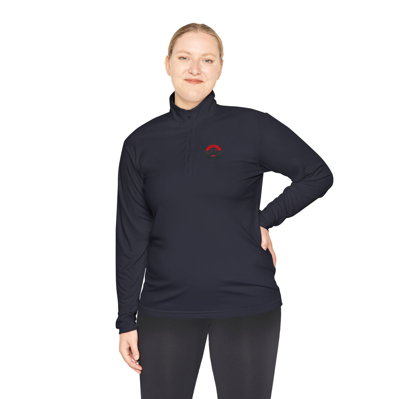 Weight It Out Quarter-Zip Pullover with Logo – Stylish & Versatile Apparel for All Seasons