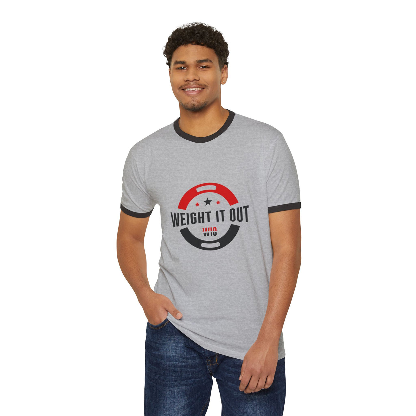Weight It Out Ringer T-Shirt
