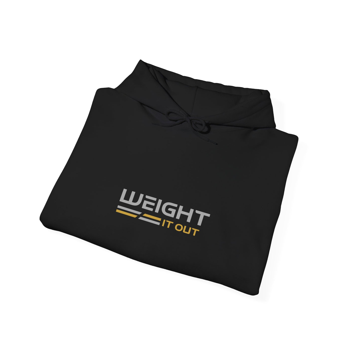 Weight It Out Hoodie — Gold and Silver Premium Sweatshirt
