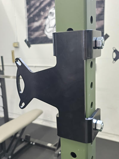 J-Cup Hook Attachment Barbell Holder/Squat Rack 5/8" Holes Accessories Solid Steel USA Made Pairs