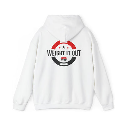 Weight It Out Hoodie - Fitness Logo Pullover Sweatshirt (WIO)