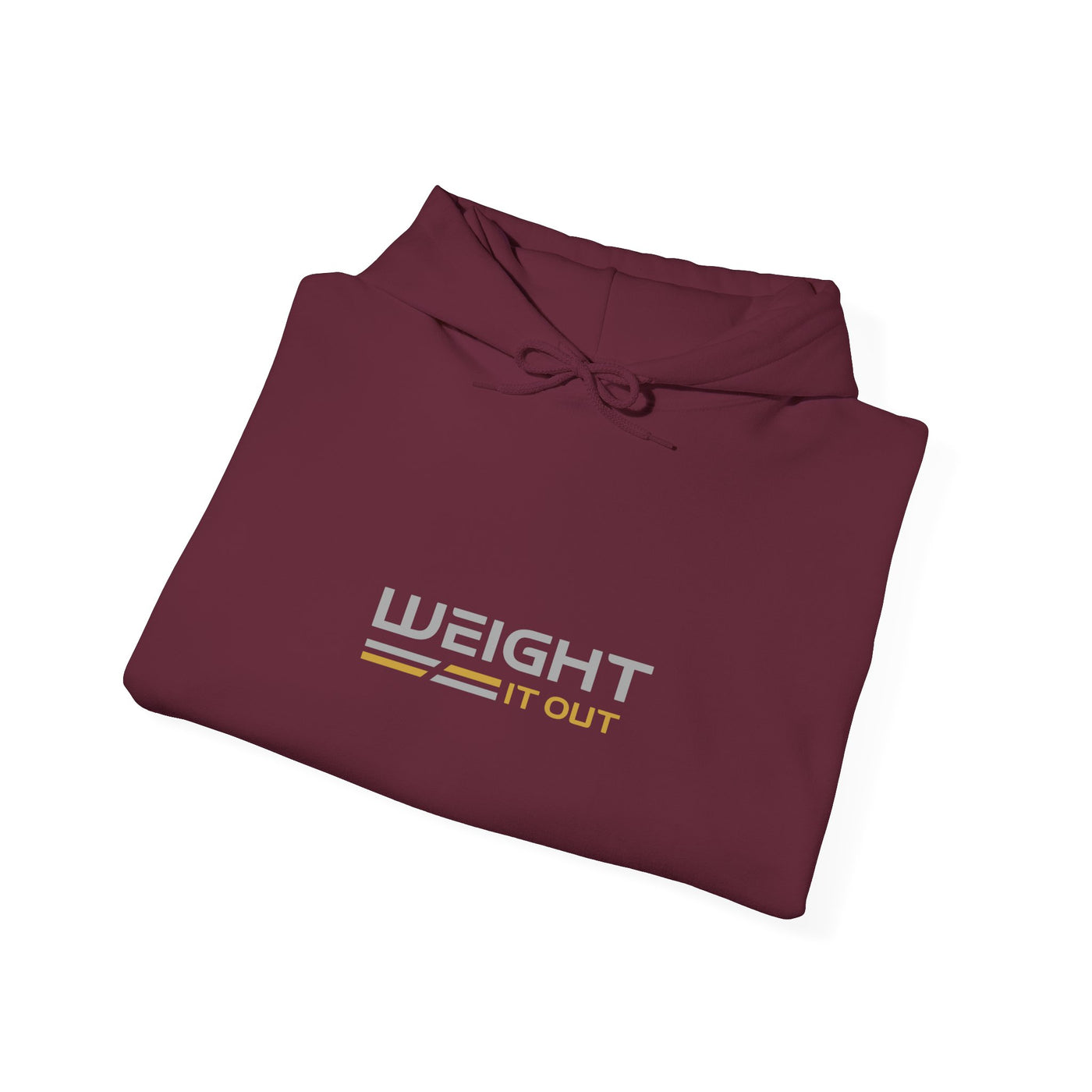 Weight It Out Hoodie — Gold and Silver Premium Sweatshirt