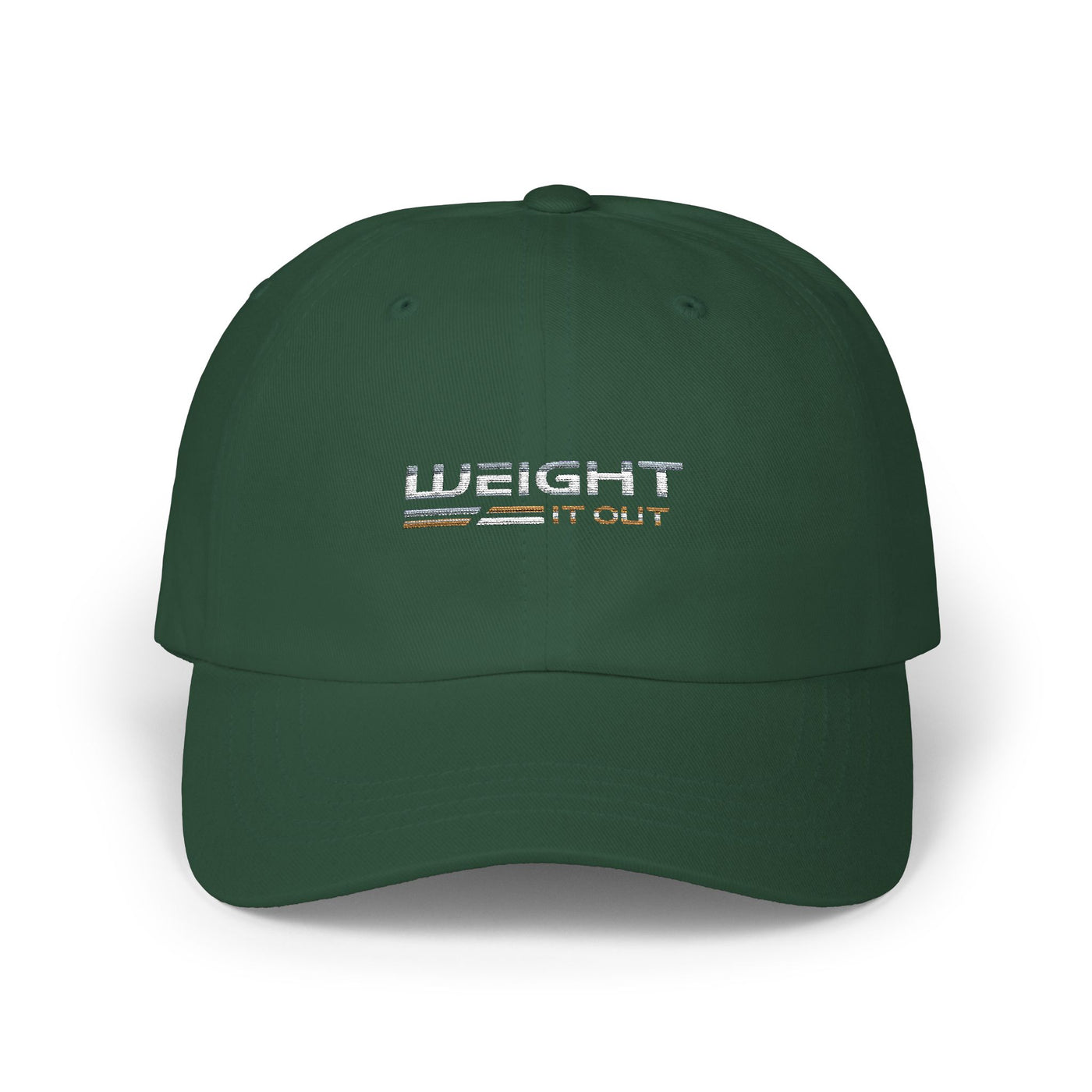 Weight It Out Classic Adjustable Cap - Casual Hat for Comfort & Style