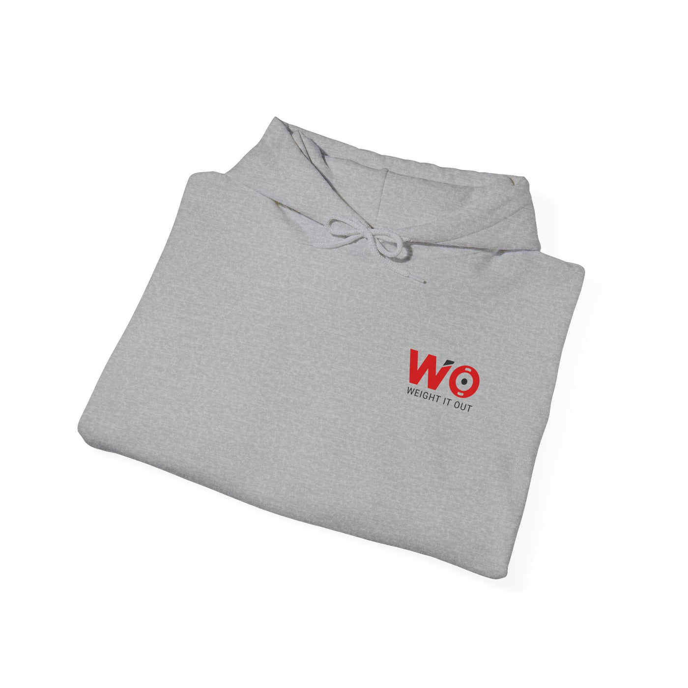 Weight It Out Hoodie - Fitness Logo Pullover Sweatshirt (WIO)