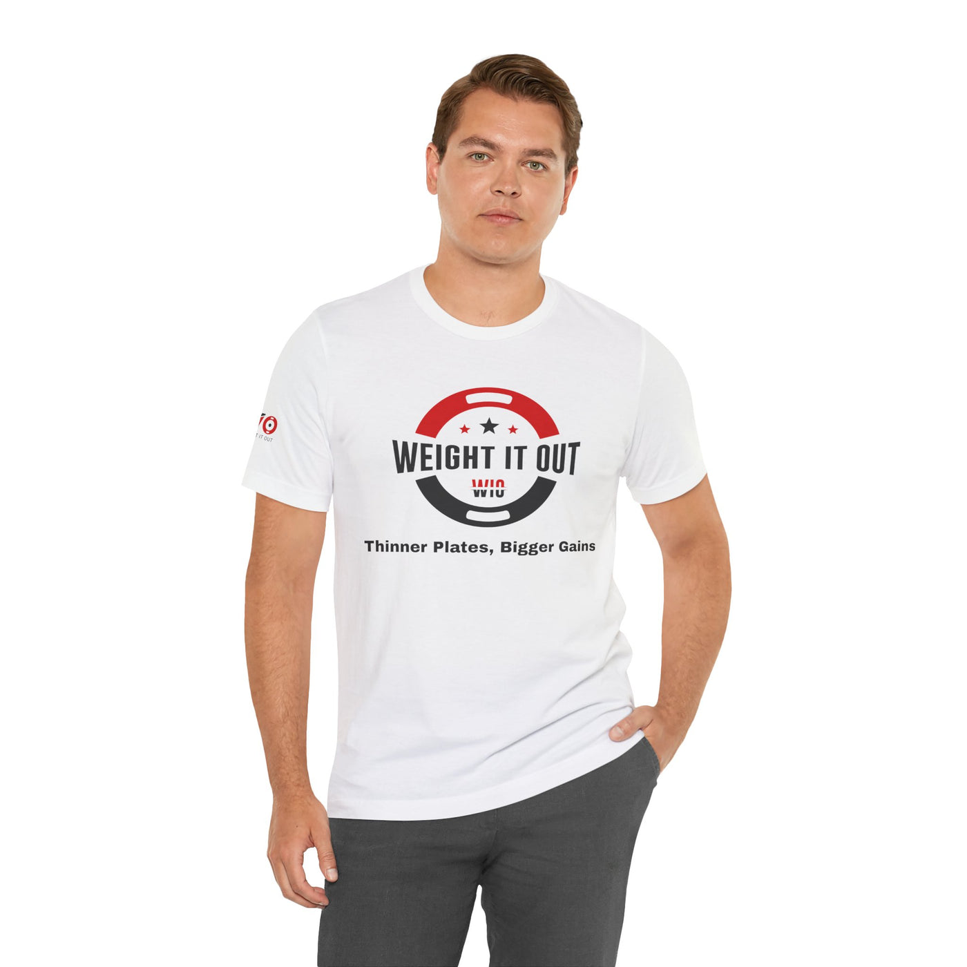Weight It Out Workout Logo T-Shirt