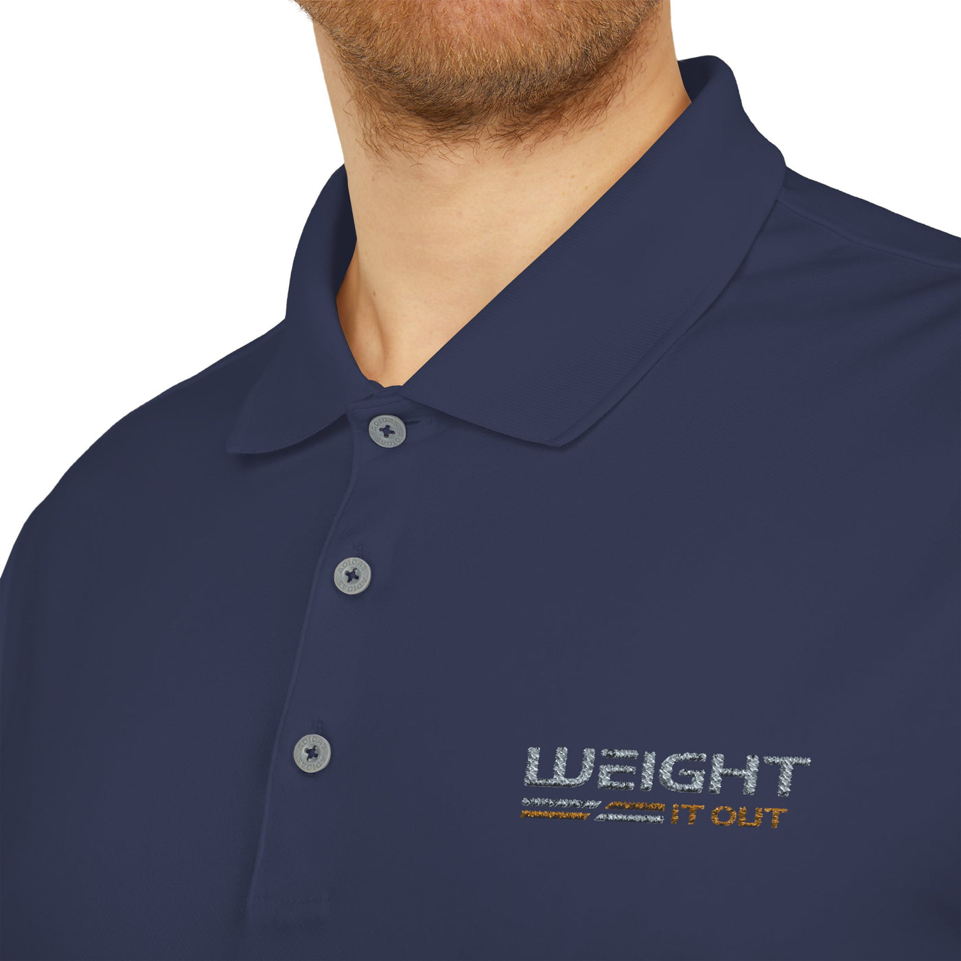 Weight It Out Adidas Performance Golf Polo