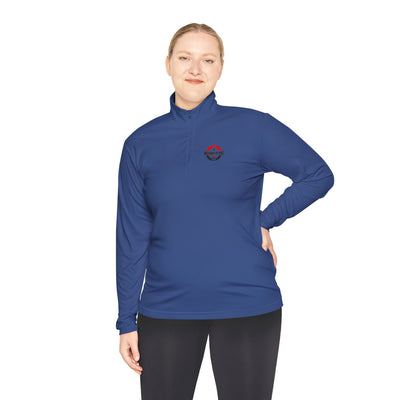 Weight It Out Quarter-Zip Pullover with Logo – Stylish & Versatile Apparel for All Seasons