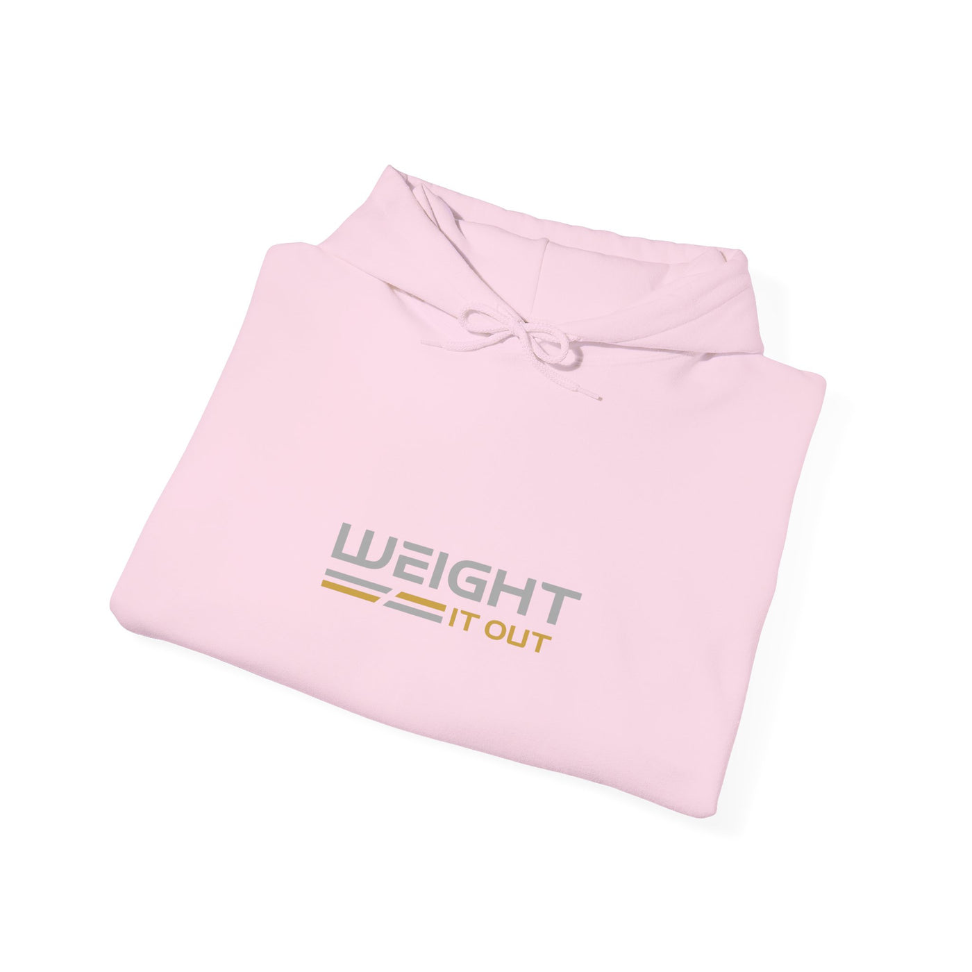 Weight It Out Hoodie — Gold and Silver Premium Sweatshirt