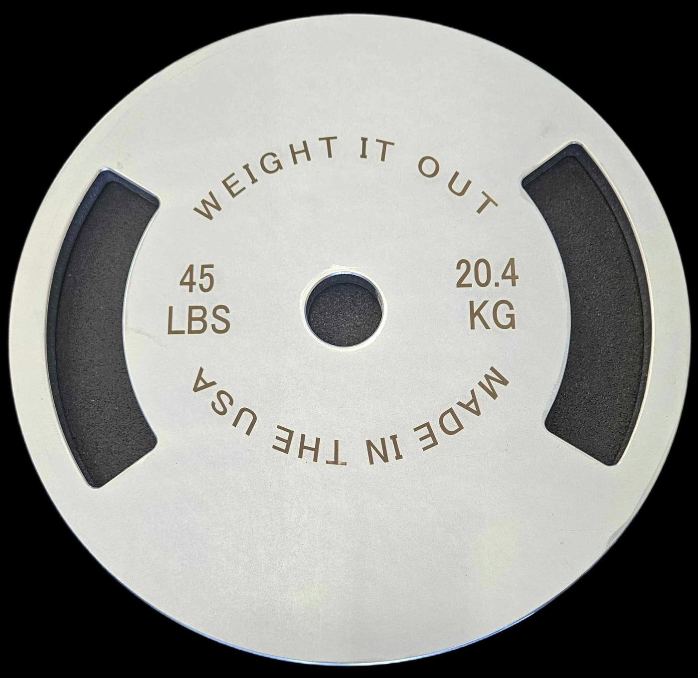 45 Pound Solid Steel Weight Plate Pair